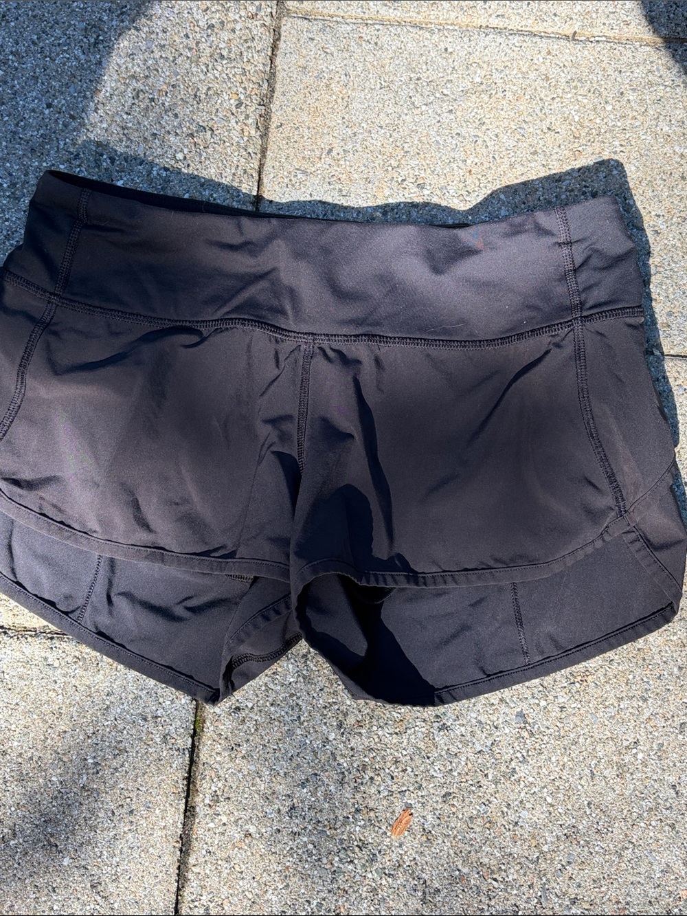Women's Black Lululemon Athletic Shorts - Lightweight Performance